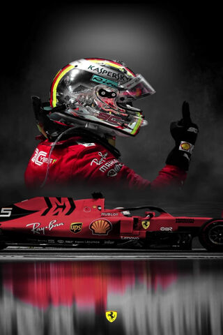 Vettel's Triumph with Ferrari 🏎️✨