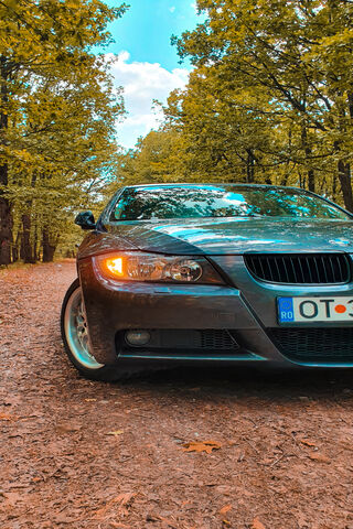 The Elegant BMW E90: A Journey Through Nature 🚗🌳