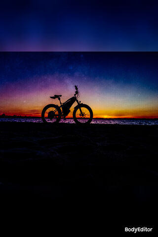 Sunset Adventures on a Fat Bike 🌅🚴 ️