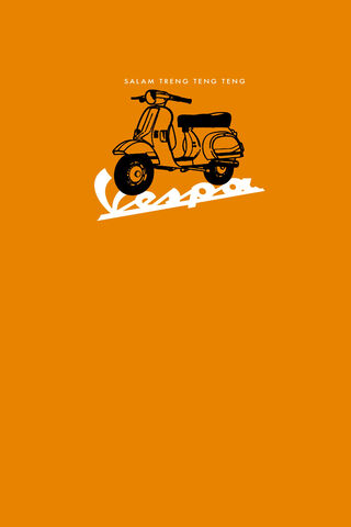 Vespa Px Orange