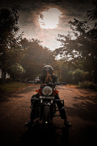 Riding into the Sunset 🌅🏍️