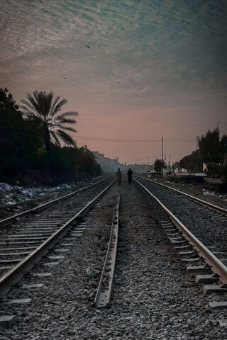 Journey Through Nature's Path 🚂🌿