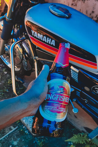 Cheers to the Yamaha RX Adventure! 🍻🏍️