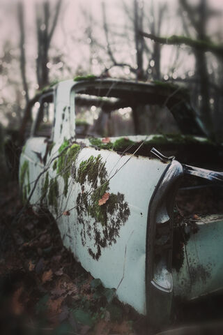 80s Abandoned Car