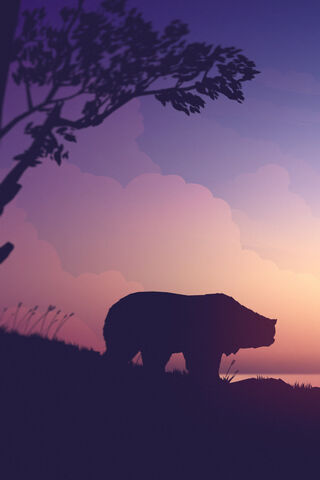 The Majestic Roar of Nature 🌅🐻