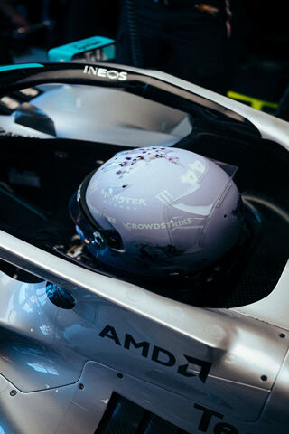 Lewis Hamilton's Iconic Racing Helmet 🏎️💨