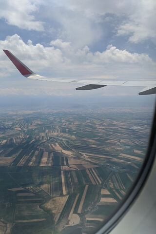 Skyward Views: A Glimpse from Above 🌤️✈️