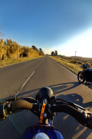 Freedom on Two Wheels: The Open Road Awaits! 🏍️🌅