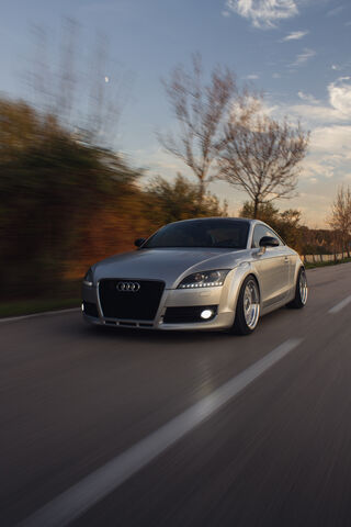 Sleek Speed: The Audi TT in Motion 🚗💨