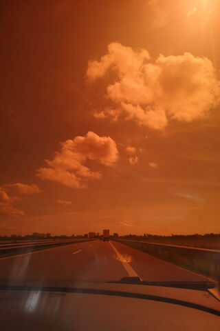 Haven of Serenity: A Journey Through the Orange Horizon 🌅