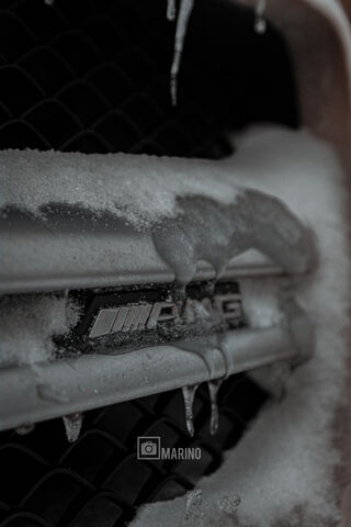 Winter's Grip on the Mercedes AMG A45 ❄️🚗