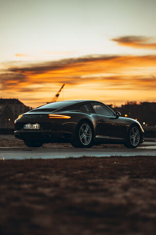 Porsche 911 Sunset