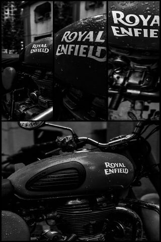 Royal Enfield: A Timeless Ride in the Rain 🌧️🏍️