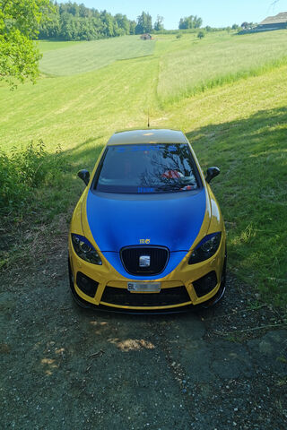 Vibrant Power: The Seat Leon Cupra in Nature 🌟🚗