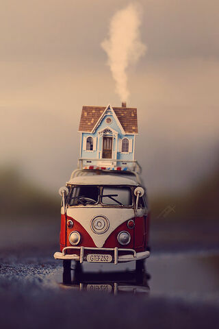 Home on Wheels: A Whimsical Journey 🚐🏡