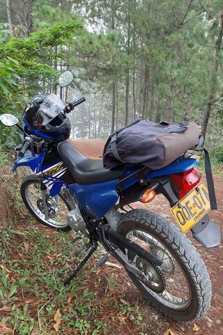 Adventure Awaits: The Yamaha XTZ in Nature 🌲🏍️