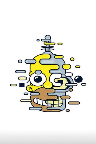 Bender Meets Homero: A Futuristic Twist! 🤖🍩