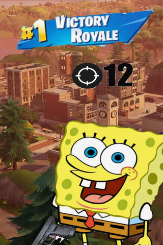 SpongeBob's Epic Victory in Fortnite! 🎮🏆