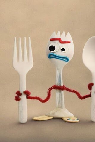 Forky: The Crafty Companion of Toy Story 4! 🍴✨