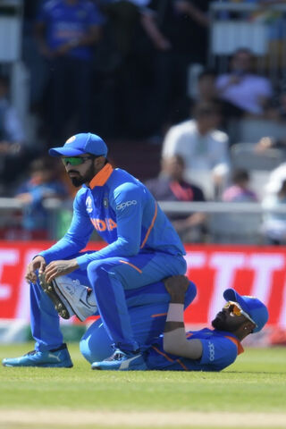 Dynamic Duo on the Field: A Cricketing Moment