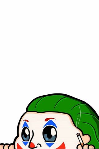 Whimsical Joker Peeking Out 🎭✨