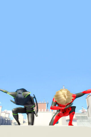 Dynamic Duo: Ladynoir and Misterbug Unite! 🐞🖤
