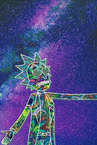 Wallpaper for phone  Rick and Morty
