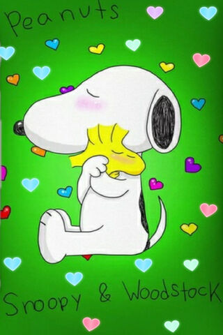 Snoopy's Heartfelt Hug with Woodstock 💖🐾