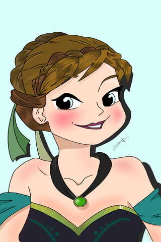 Charming Ana: The Heart of Arendelle 💚❄️