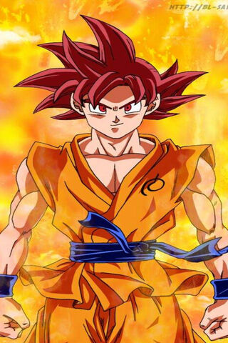 Goku Ascends: The Power of Super Saiyan God! 🌟