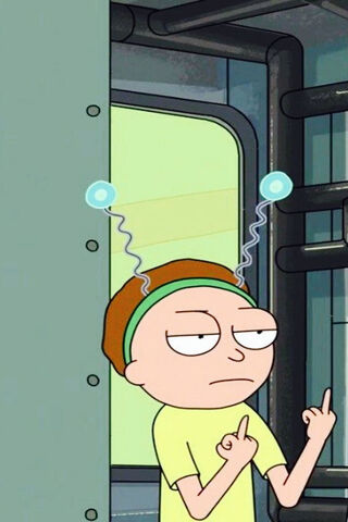 Morty's Bold Moment 🚀