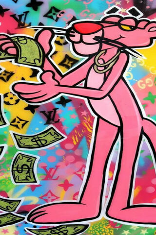 Pink Panther's Cash Splash! 💸🌈