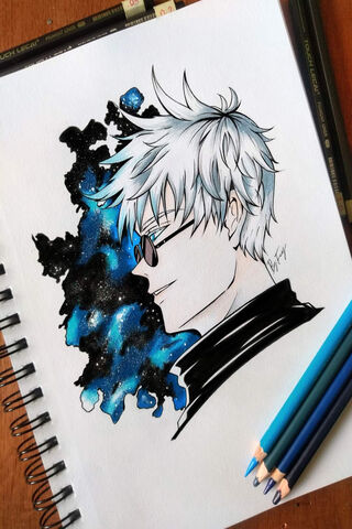 Celestial Guardian: Satoru Gojo