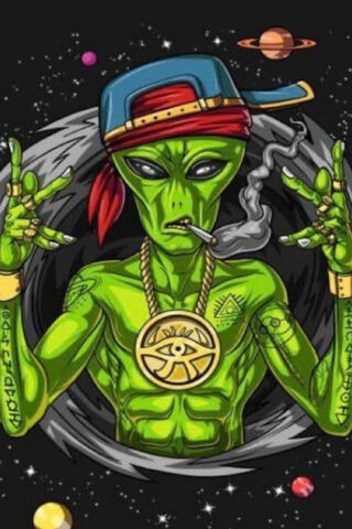 Galactic Vibes: The Cool Alien