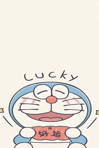 Lucky Doraemon: Your Charm for Good Fortune! 🍀