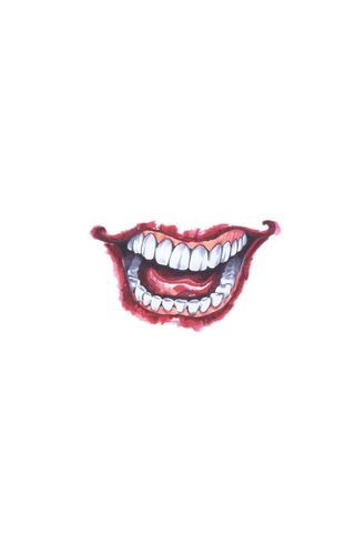 Whimsical Grin: A Cartoonish Smile