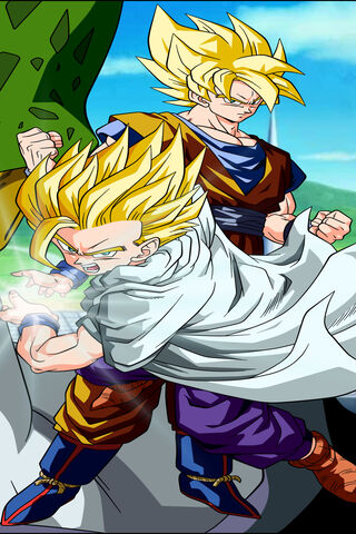 Epic Showdown: Goku and Goten Unite! ⚔️✨