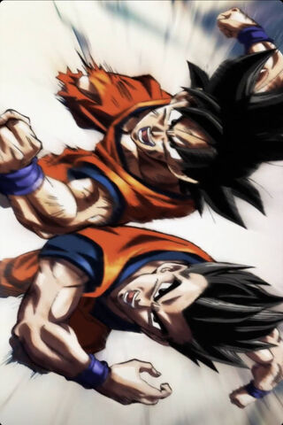 Dynamic Duo: Goku and Gohan Unite! 💥👊