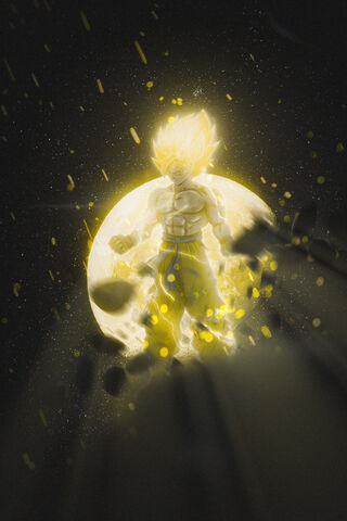 Goku's Radiant Transformation: A Saiyan Legend 🌟