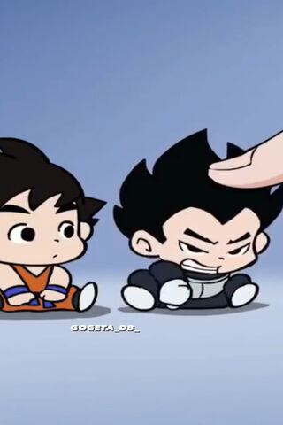 Mini Warriors: Goku and Vegeta in Chibi Style! 🌟
