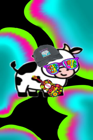 Moo Dude: The Groovy Cow 🌈🎸