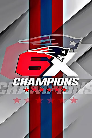 NE Patriots 6X (WC)