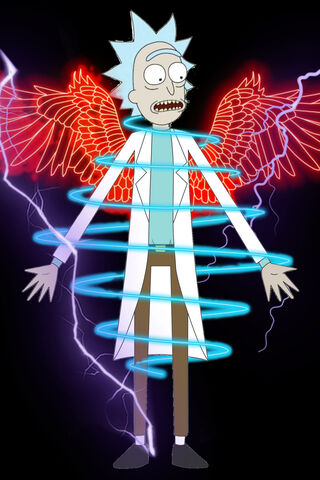 Rick Sanchez: The Cosmic Adventurer with Wings! 🚀✨