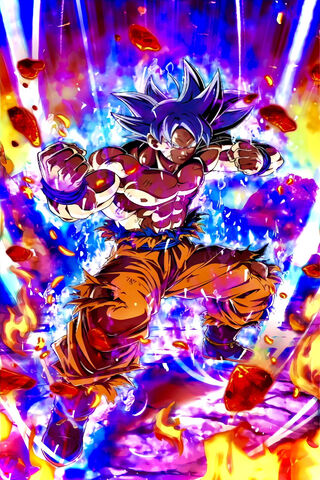 Papel paredekewi3dvcuzc goku instinto superior