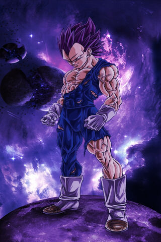 Vegeta: The Prince of Saiyans in Cosmic Glory 🌌👑