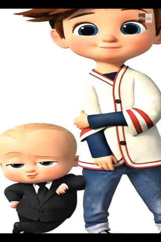 Dynamic Duo: The Boss Baby and His Buddy! 👶💼