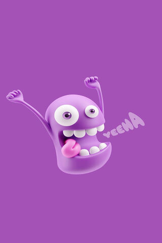Yeeeha! The Purple Party Monster 🎉