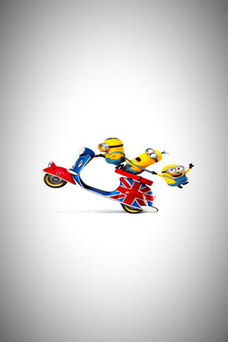 Minions On Scooter