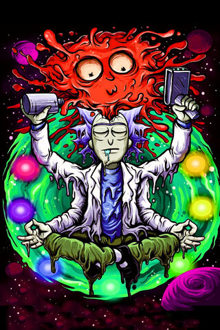 Trippy Rick And Morty