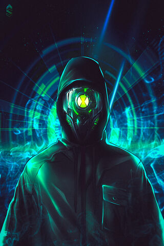 Cyber Guardian: The Neon Sentinel